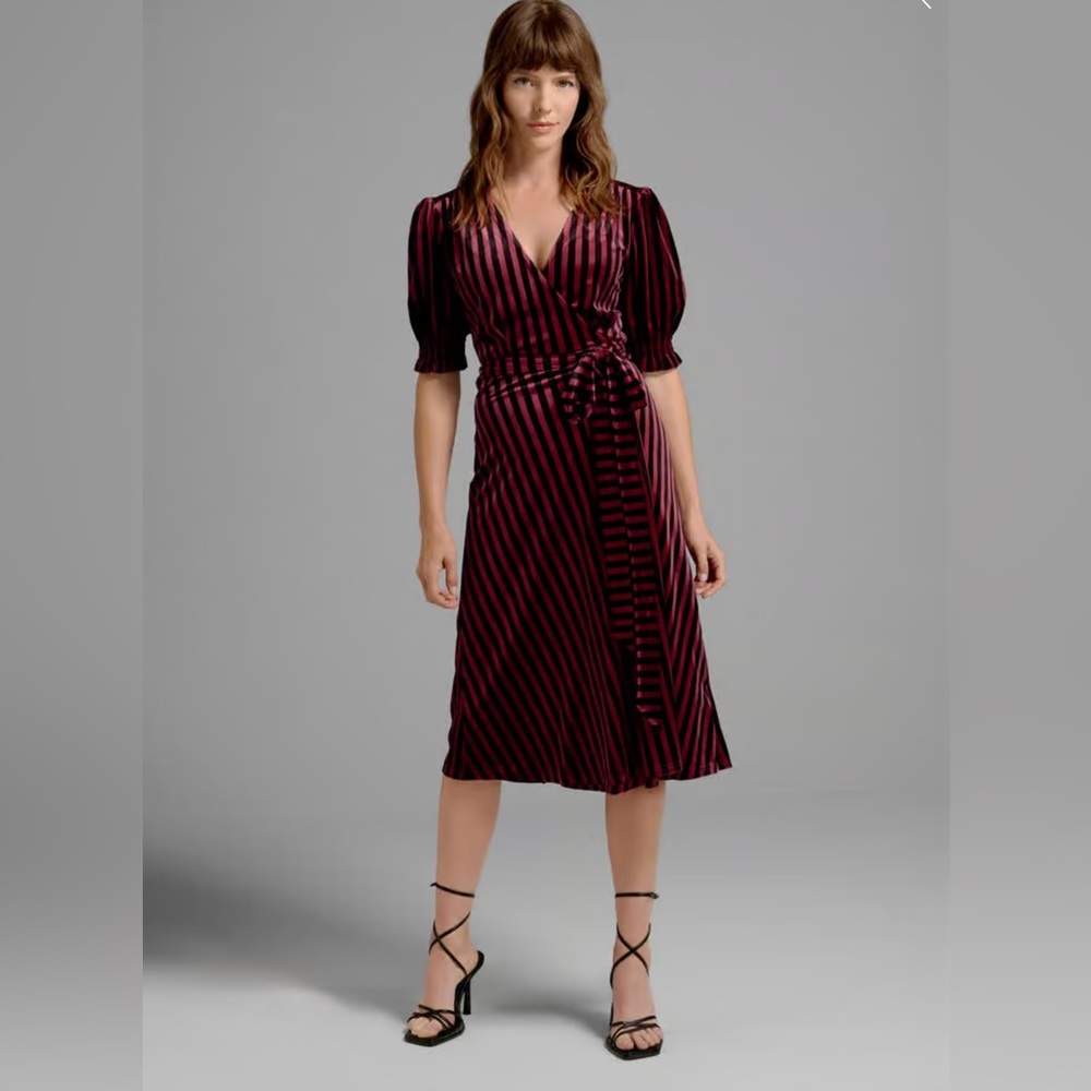 Modcloth A Victorian Drama Wrap Dress, Medium